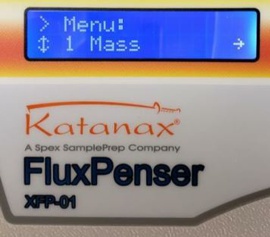 Katanax XFP-01 FluxPenser® - Detailansicht des Display´s
