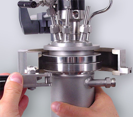 Schneller Gefäßwechsel ohne Werkzeug